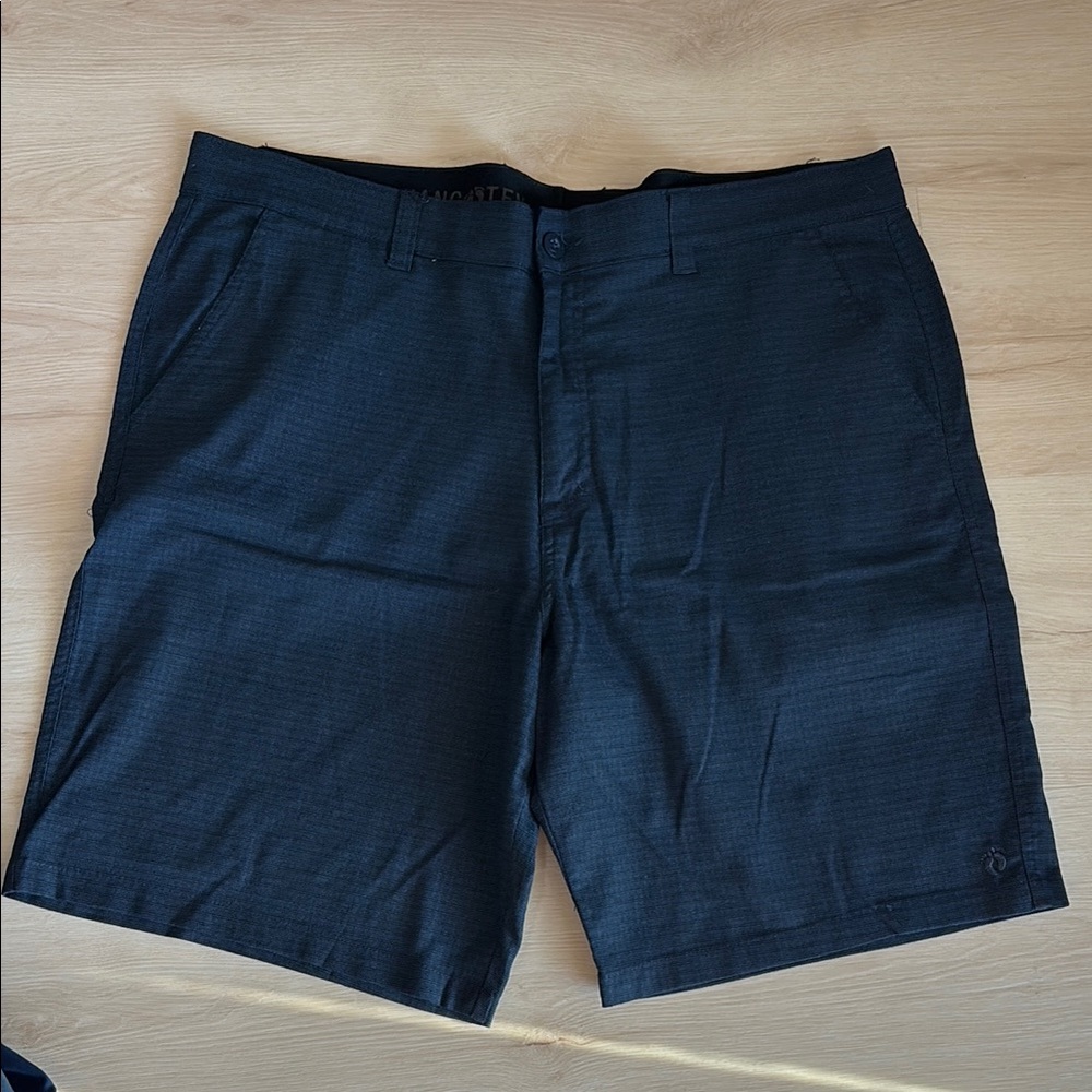 Hang Ten Black Flat Front Shorts